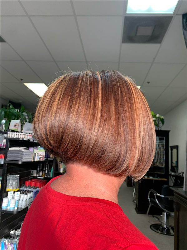 Hair extension transformation at Professional Beauty Bar, look 1