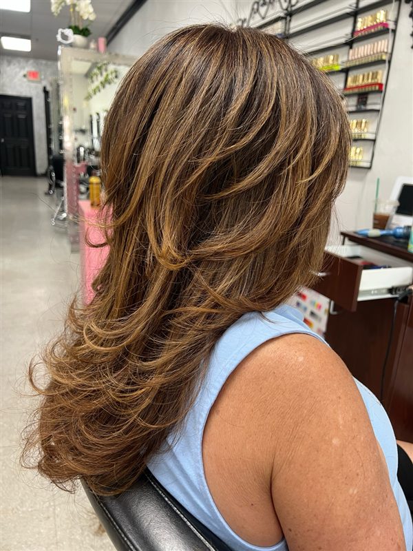 Hair styled at Professional Beauty Bar in Sarasota, look 62